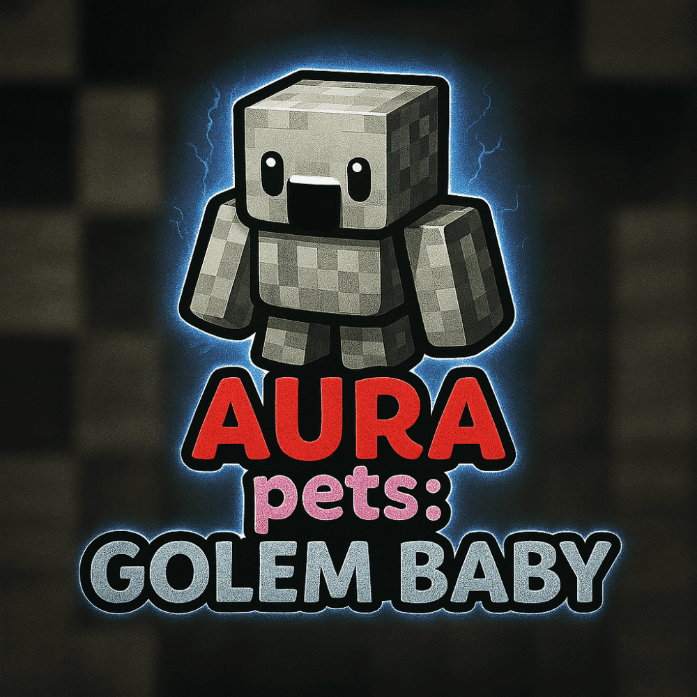 Mining Aura Pets: BABY IRON GOLEM ❤️