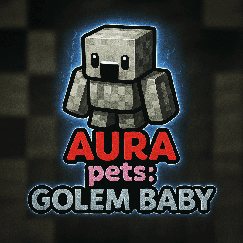 Mining Aura Pets: BABY IRON GOLEM ❤️